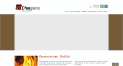 Desktop Screenshot of ofengalerie.de