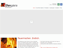 Tablet Screenshot of ofengalerie.de